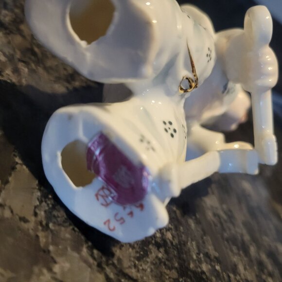 Vintage Porcelain Boy Figurine Holding Sword & Key - Picture 7 of 14